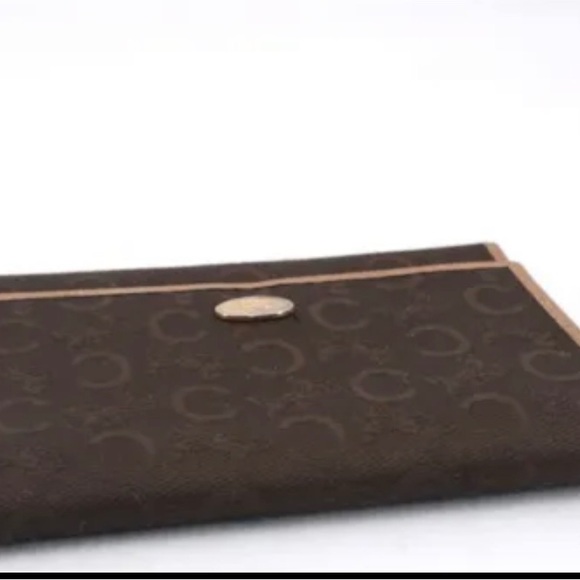 Authentic Celine Canvas Leather Trim Wallet - Picture 6 of 6